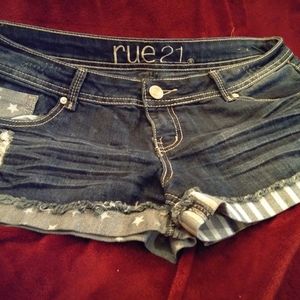 Blue Stars And Stripes Due 21 Size 11/12 Shorty Sh